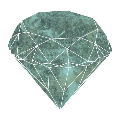 Deco Panel, Zielony diament 40x60 na Arena.pl