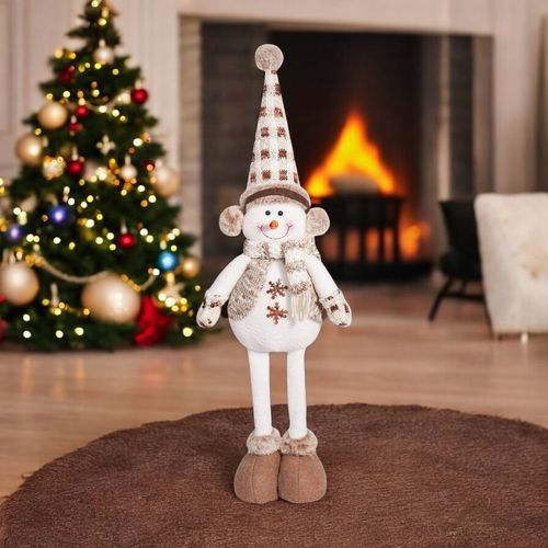 bałwan świąteczny, wyciągane nogi boże narodzenie 60 cm z pluszu ksn158 na Arena.pl