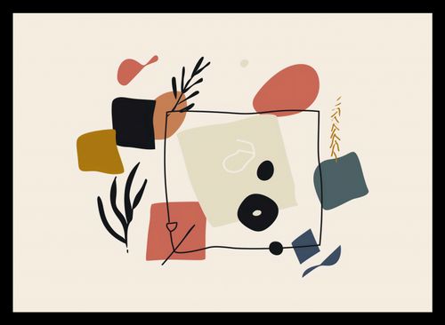 Plakat 35x25cm Abstrakcyjny Dialog na Arena.pl