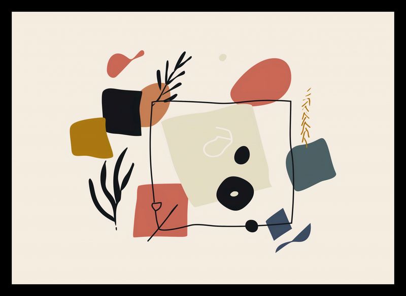 Plakat 35x25cm Abstrakcyjny Dialog zdjęcie 2