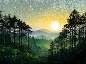 Plakat 80x60cm Mozaika Dźwięków Przyrody