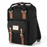 Plecak szkolny miejski outdoor Himawari HM188L na laptopa 13,3 14,1 czarny