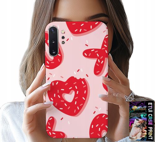 ETUI DO SAMSUNG NOTE 10 PLUS - KOBIECE, MODNE WZORY XOXO SERCE + FOLIA na Arena.pl