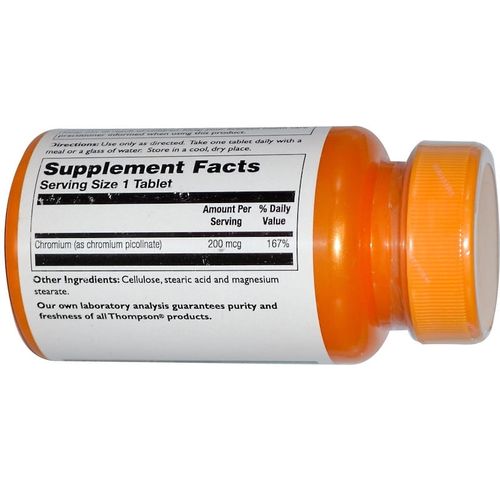 Thompson Pikolinian chromu 200 mcg 60 tabletek na Arena.pl