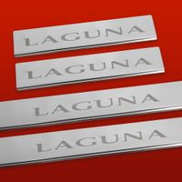 Listwa progowa RENAULT LAGUNA MK3 Stal nierdzewna 304 połysk 4szt