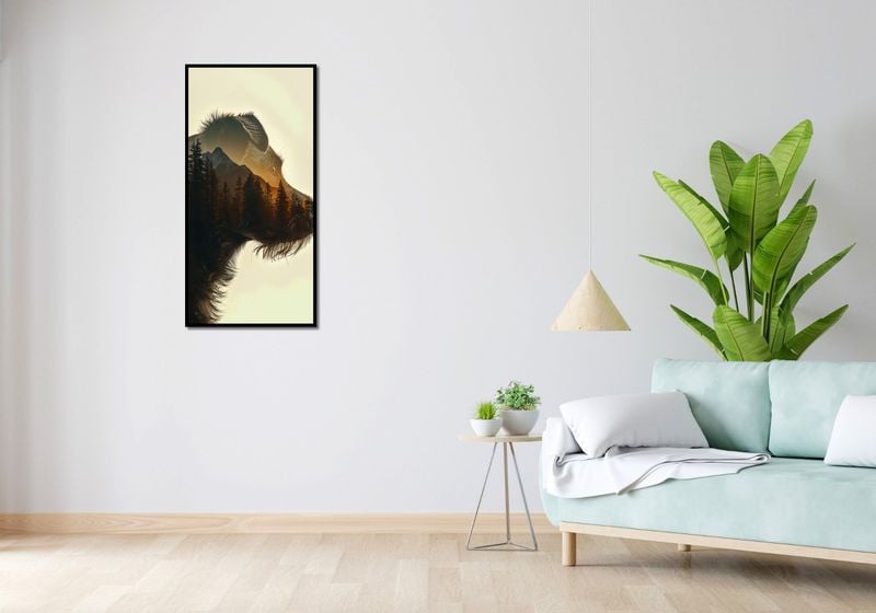 Plakat 50x100cm Psi Duch Lasu zdjęcie 4