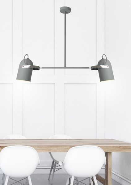 Gray zwis 2x40W E27 szary zdjęcie 3