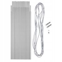 Stelaż aluminiowy 4,8 m Ø 8,5 MM 14 rurek 32,5 CM