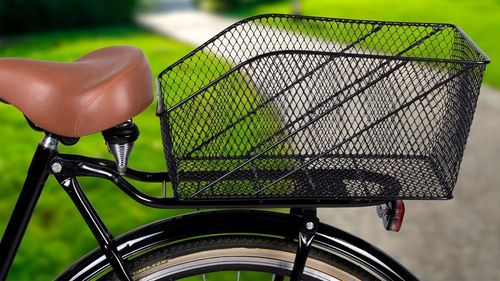 Kosz metalowy rowerowy duży koszyk na rower bagażnik DUNLOP 13L + ODBLASK na Arena.pl