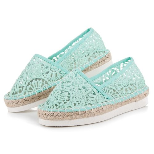 Koronkowe espadryle na platformie r.38 na Arena.pl