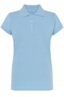 Koszulka polo damska błękitna roz.M
