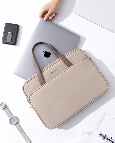 Beżowa Wodoodporna Torba na Laptop 14" INNOSTYLE OMNIPROTECT na Arena.pl