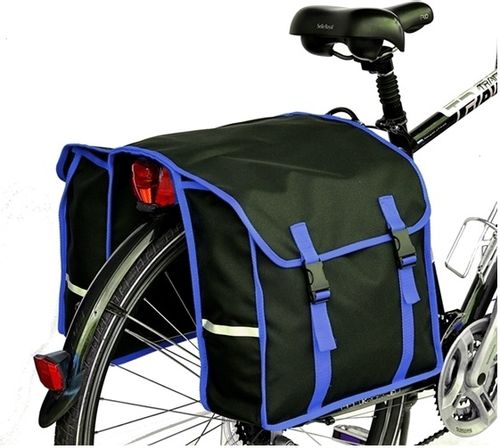 SAKWA NA BAGAŻNIK ROWEROWY, TORBA ROWEROWA 2x15L na Arena.pl