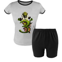 Krótka Piżama dziecięca Shrek