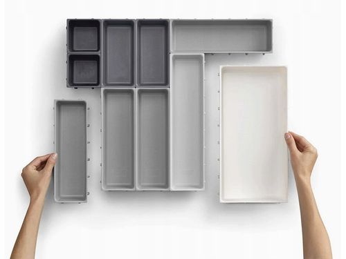ORGANIZER KUCHENNY NA SZTUĆCE WKŁAD DO SZUFLADY POJEMNIK MODUŁOWY POJEMNY na Arena.pl