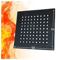 RUSZT KOMINKOWY 50x50 Żeliwny Dziurkowany Do Kominka Pieca WZMOCNIONY