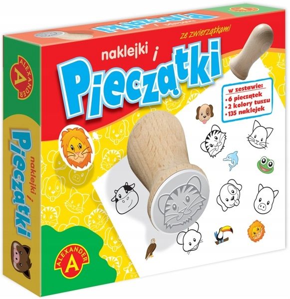 Pieczatki i naklejki ze zwierzatkami 17656 zdjęcie 1