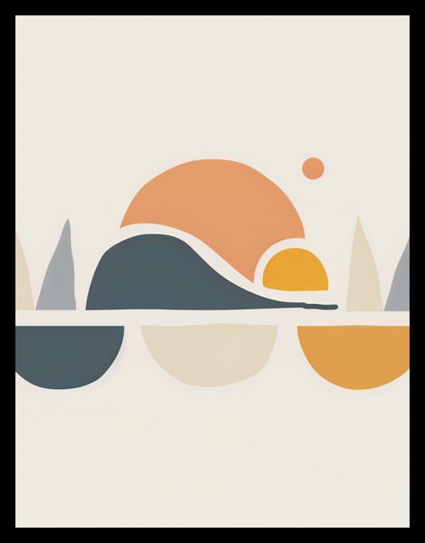 Plakat 50x65cm Pagórki Wyniosłości zdjęcie 2