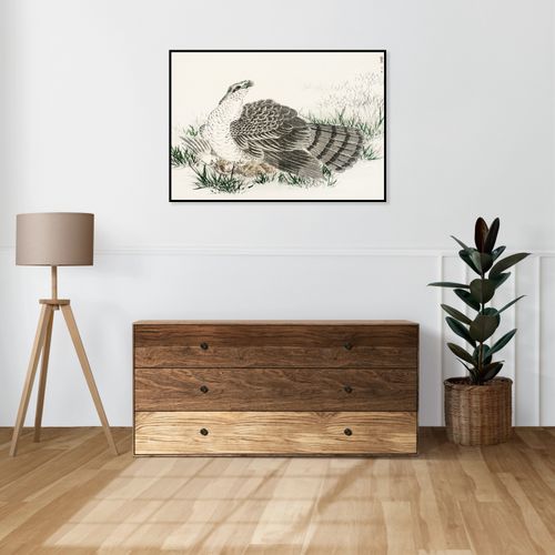 Plakat 35x25cm  Hawk-Eagle, Kashu Japoński Vintage do Salonu na Arena.pl
