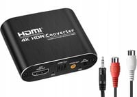 Ekstraktor HDMI 2.0 TOSLINK KONWERTER OPTYCZNY JACK AUX HDCP 4K