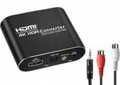 Ekstraktor HDMI 2.0 TOSLINK KONWERTER OPTYCZNY JACK AUX HDCP 4K