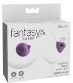 fantasy for her zaciski wibracyjne ssące na sutki fioletowe 5,8cm