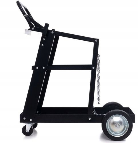 Wózek spawalniczy do spawarki butli MIG TIG z rączką wzmocniony 85 kg na Arena.pl