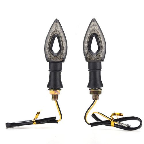 Kierunkowskazy kierunki MOTOCYKLOWE STRZAŁKI 12 LED 4 szt KOMPLET MIGACZE na Arena.pl