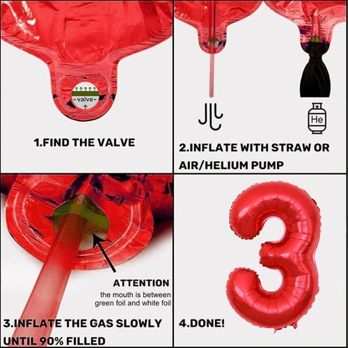 Zestaw Dekoracji Urodzinowych Strażak 3 Urodziny Balony Baner Strażacki na Arena.pl