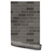 Tapeta Dekoracyjna Szara CEGŁA Mur Wzór 3D Kamień