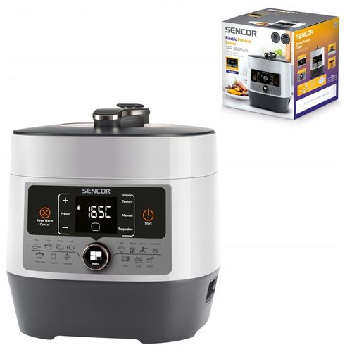 Multicooker szybkowar elektryczny 1000W 5,7L 14 PROGRAMÓW Sencor SPR 3600WH na Arena.pl