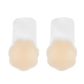 bye bra silicone pull-ups nude m - silikonowe osłonki modelujące 10 cm