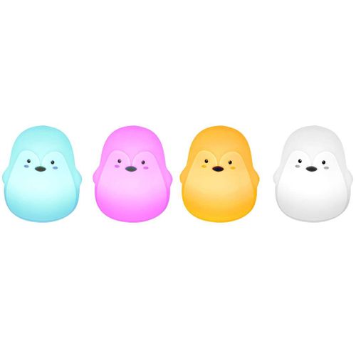 Stojąca lampka dziecięca BALOO 5410 LED 0,4W 3000K PINGWIN animals biały na Arena.pl