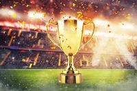 Fototapeta sportowa PIŁKA NOŻNA Puchar 380x256