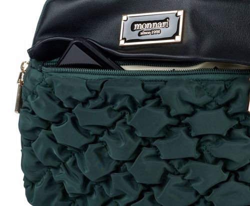 TOREBKA LISTONOSZKA MONNARI PIKOWANA SPORTOWA POJEMNA 3 KOMOROWA Zielona na Arena.pl