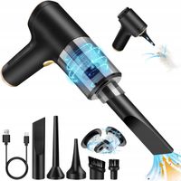 ODKURZACZ SAMOCHODOWY BEZPRZEWODOWY DO AUTA DOMU RĘCZNY MOCNY