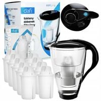 Dzbanek filtrujący szklany Dafi Crystal LED 2l + 10x Filtr Dafi