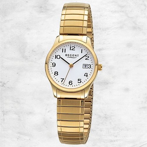 Regent Ladies Zegarek na rękę Analogowa bransoletka ze stali nierdzewnej na Arena.pl