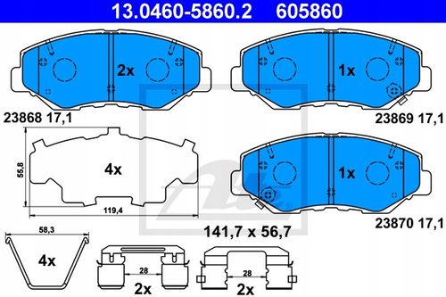 TARCZA HAM PRZOD 300X25 V ATE na Arena.pl