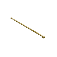 Vidoq wspornik kabiny walk-in 120 cm do docięcia, złoty połysk