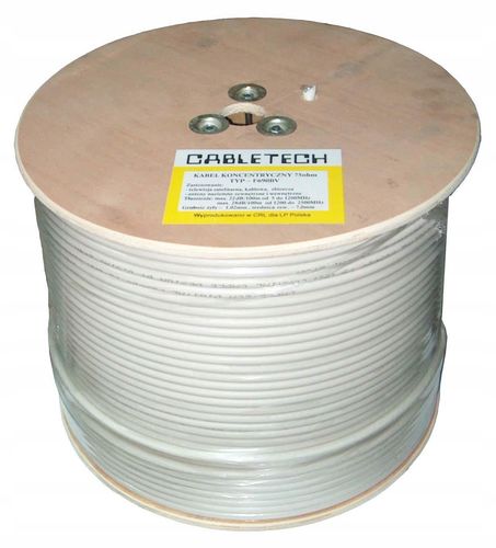 Kabel koncentryczny Cabletech rolka 305m na Arena.pl