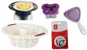 FORMA NA BABKĘ do Thermomix TM6 TM5 SILIKONOWA USZTYWNIANA kolor KREMOWY