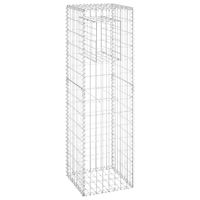 Słupek gabionowy, 40x40x140 cm, żelazo