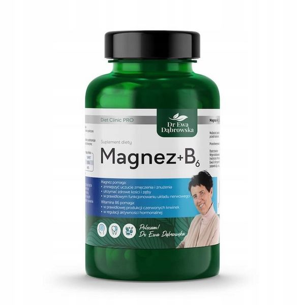 Magnez z witaminą B6 120 kaps Dr Ewa Dąbrowska zdjęcie 1