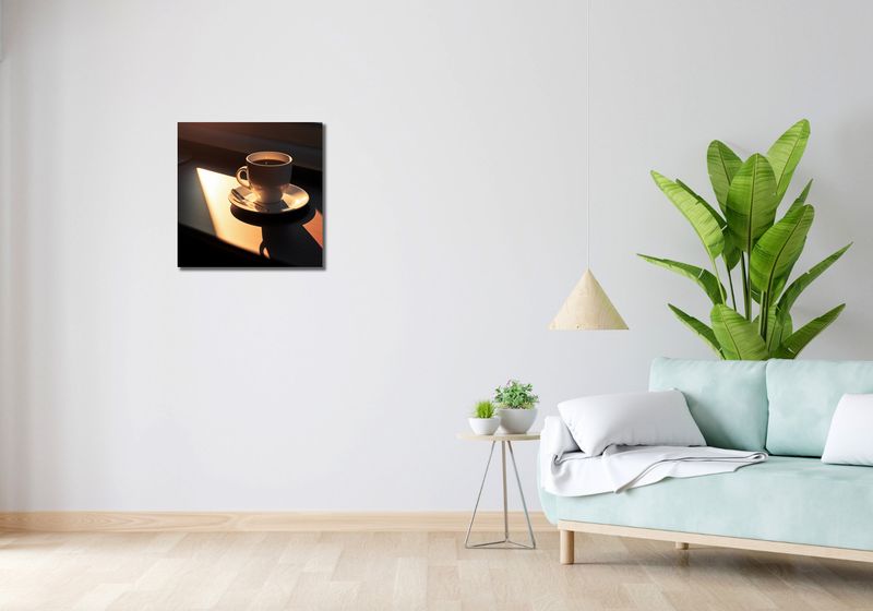 Obraz 50x50cm Kawa o Poranku zdjęcie 2