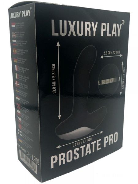 luxury play prostate stimulator - silicone usb massager - 7 function zdjęcie 5