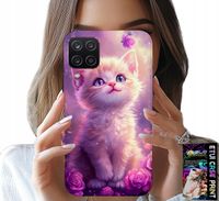 ETUI DO SAMSUNG A12 / M12 - SŁODKI KOTEK, KOT, WZORY ZE ZWIERZĘTAMI