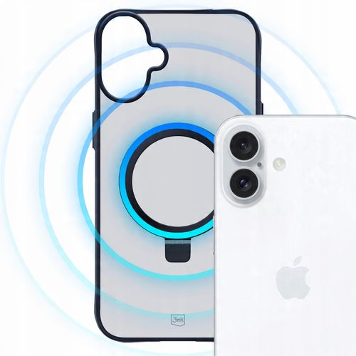 Etui z MagSafe na Apple iPhone 16 - 3mk Smoke Case Mag&Stand na Arena.pl