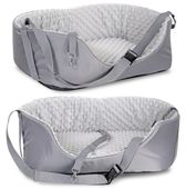 transporter samochodowy 50x40 cm minky szary