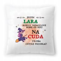 Poduszka Dla Lary Na Urodziny Imieniny Prezent Z Nadrukiem Ze Zdjęciem